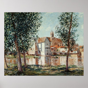 Póster Alfred Sisley el el Loing en Moret