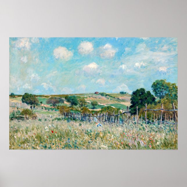 Póster Alfred Sisley - El Prado (Frente)