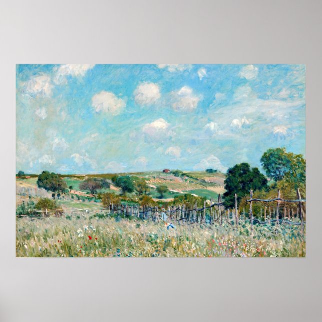 Póster Alfred Sisley - El Prado (Frente)
