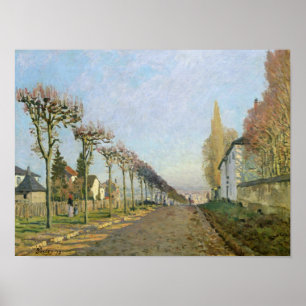 Póster Alfred Sisley el Rue de la Machine, Louveciennes