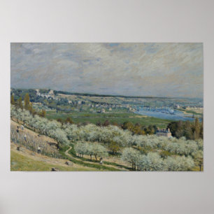 Póster Alfred Sisley - La terraza de Saint-Germain