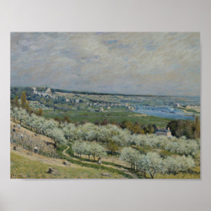 Póster Alfred Sisley - La terraza de Saint-Germain