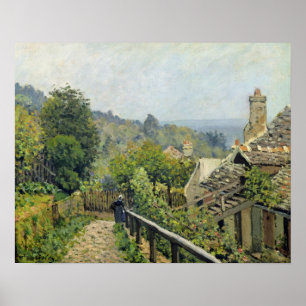 Póster Alfred Sisley   Louveciennes, Los Altos de Marly