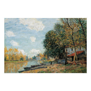 Póster Alfred Sisley Moret: Las orillas del río Loing
