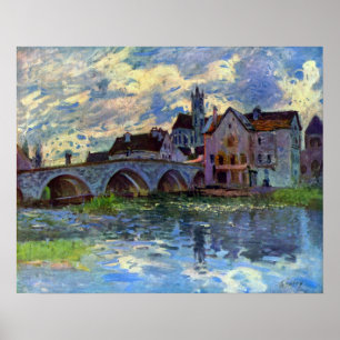 Póster Alfred Sisley - Moret-sur-Loing
