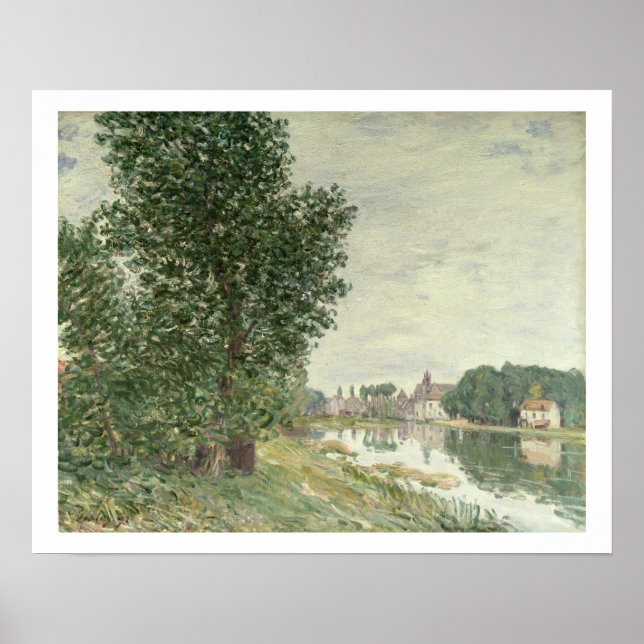 Póster Alfred Sisley | Moret-sur-Loing (Frente)