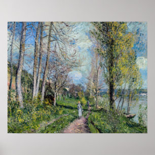 Póster Alfred Sisley - Orillas del Sena en By