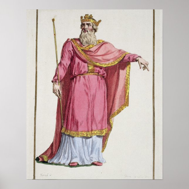 Póster Alfred the Great (849-99) de 'Receuil des Estamp (Frente)