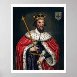 Póster Alfred the Great (849-99), después de un cuadro en