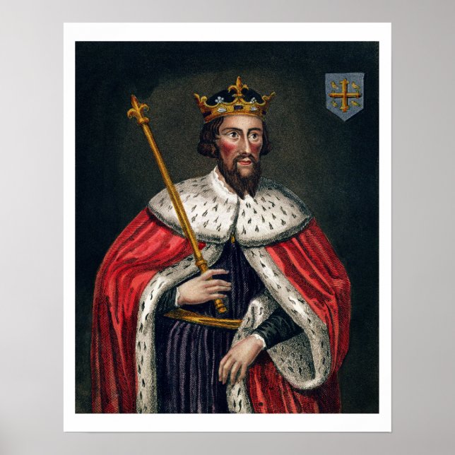 Póster Alfred the Great (849-99), después de un cuadro en (Frente)