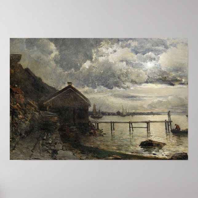 Póster Alfred Wahlberg - Luna, Fjallbacka (Frente)