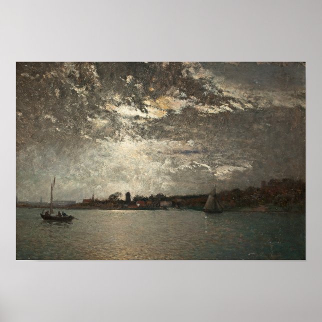 Póster Alfred Wahlberg - Mood, el Estocolmo (Frente)