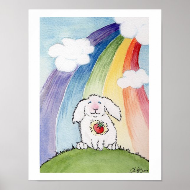 Póster Alfred y el puente arcoiris (Frente)