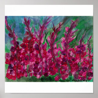 Póster Alga de fuego