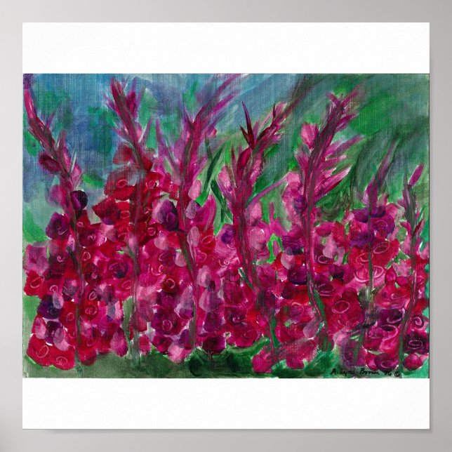 Póster Alga de fuego (Frente)