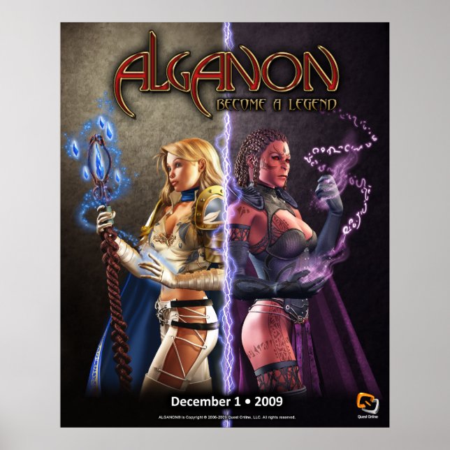 Póster Alganon Legend Female (Frente)