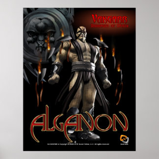Póster Alganon Vakgarr Deity Poster