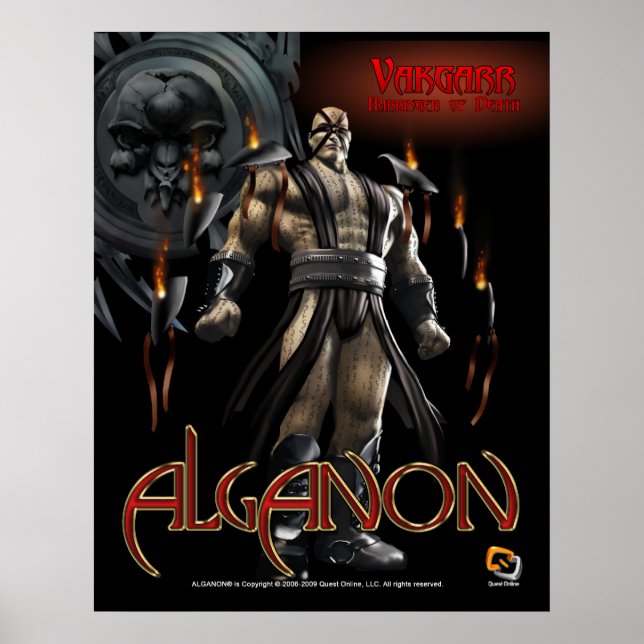 Póster Alganon Vakgarr Deity Poster (Frente)