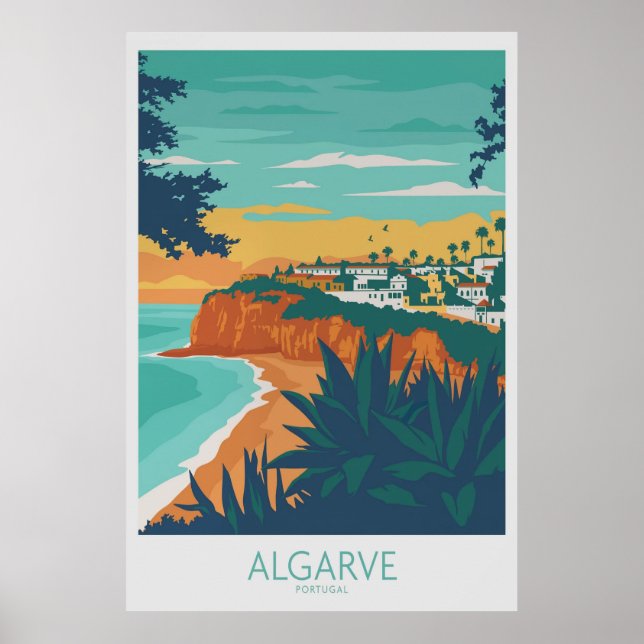 Póster Algarve, Portugal (Frente)