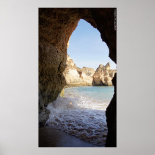Póster Algarve - Portugal - Playa - Strand - Mar - Meer