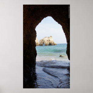 Póster Algarve - Portugal - Playa - Strand - Mar - Meer
