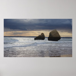 Póster Algarve - Portugal - Playa - Strand - Mar - Meer