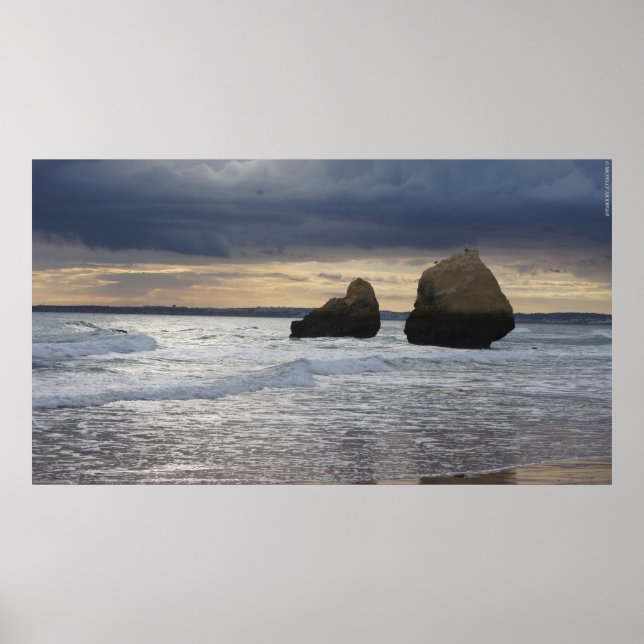 Póster Algarve - Portugal - Playa - Strand - Mar - Meer (Frente)