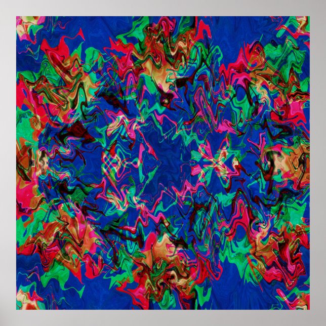 Póster Algas psicodélicas.... (Frente)