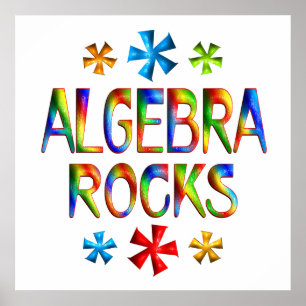 Póster ALGEBRA ROCKS - Desde $11.80