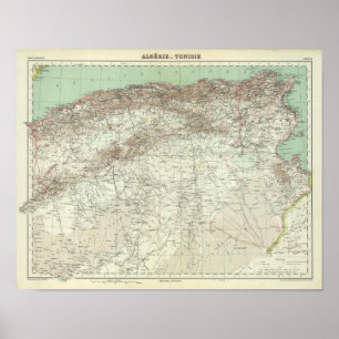Póster Algeria and Tunisia