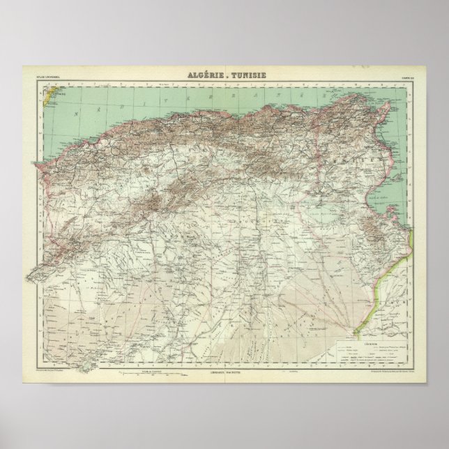 Póster Algeria and Tunisia (Frente)