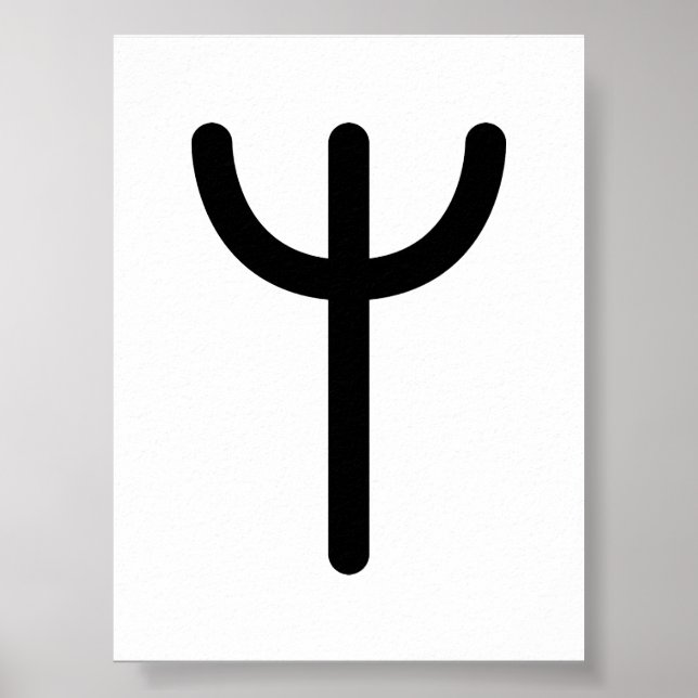 Póster ALGIZ Runa Nórdica (Protección, Conexión) | Ancian (Frente)