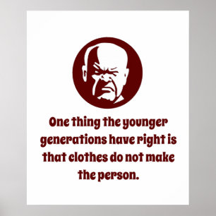 Póster Algo que las generaciones más jóvenes tienen bien 