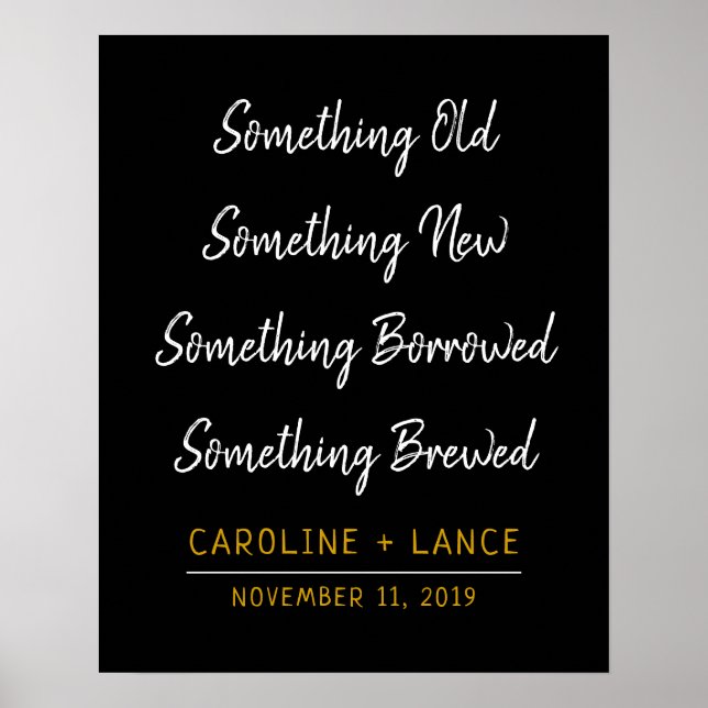 Póster Algo Tomado En Préstamo, Algo De Ducha Bridal Repr (Frente)