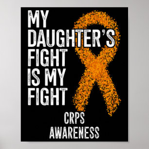 Póster Algodistrofia La lucha de mi hija es mi lucha Crps