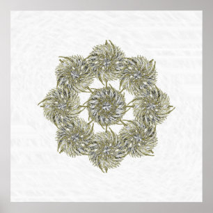 Póster Algodón en movimiento 2