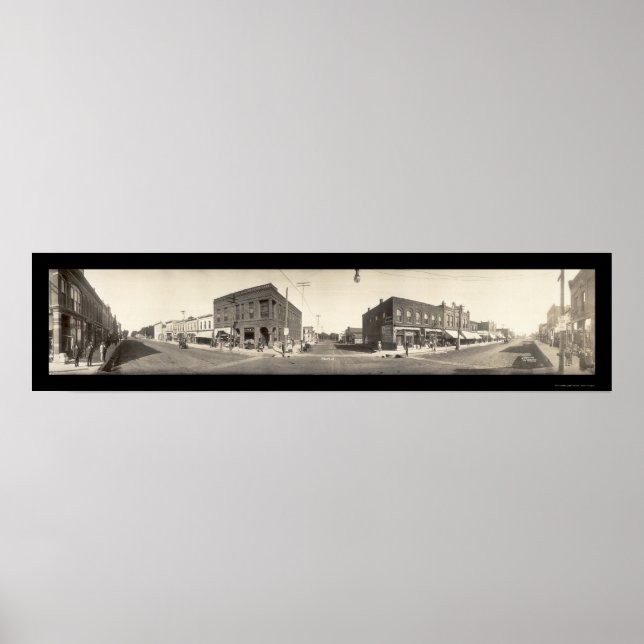 Póster Algona, IA Photo 1907 (Frente)