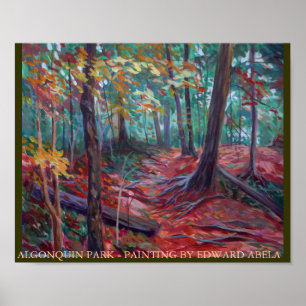 Póster algonquin park ontario
