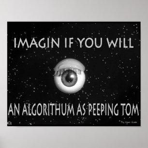 Póster Algoritmo como Personalizado de Peeping Tom