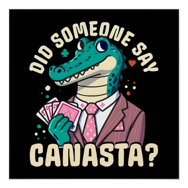 Póster Alguien dijo Canasta (Anverso)