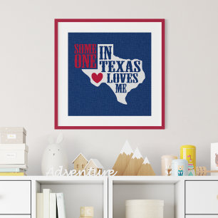 Póster Alguien en Texas me ama