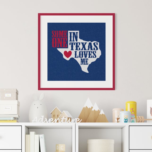 Póster Alguien en Texas me ama (Subido por el creador)