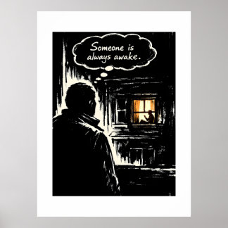 Póster Alguien Siempre Está Despierto