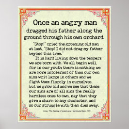 Póster "Alguna vez un hombre enojado" de "La formación de