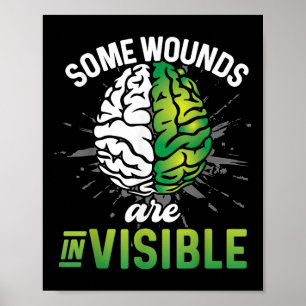 Póster Algunas Heridas Son Conciencia Invisible De La Sal