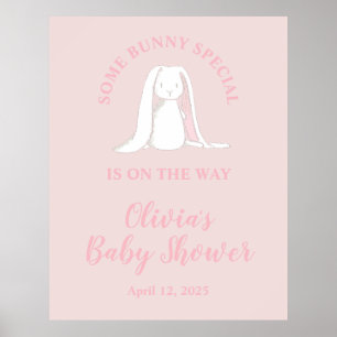 Póster Alguno Conejo Especial Baby Shower