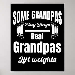 Póster Algunos Abuelos Juegan Bingo Real Grandp Lift Peso