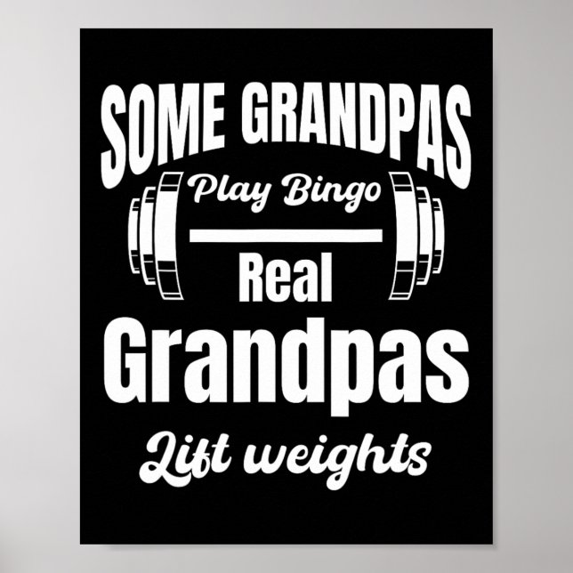 Póster Algunos Abuelos Juegan Bingo Real Grandp Lift Peso (Frente)