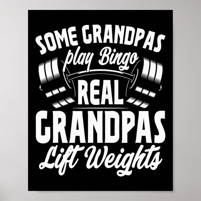 Póster Algunos Abuelos Juegan Bingo Real Grandp Lift Peso (Frente)