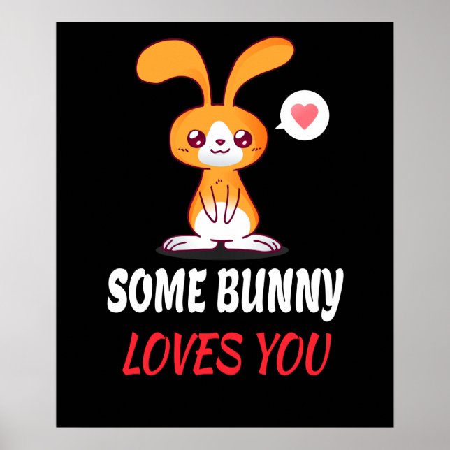 Póster Algunos Bunny Te Aman En Asociación (Frente)
